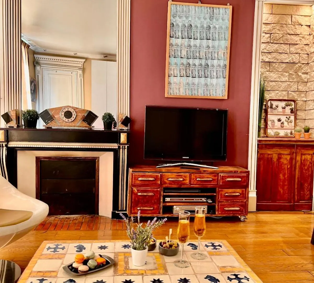Apartment 3P Baroque With Rooftop View Paris France