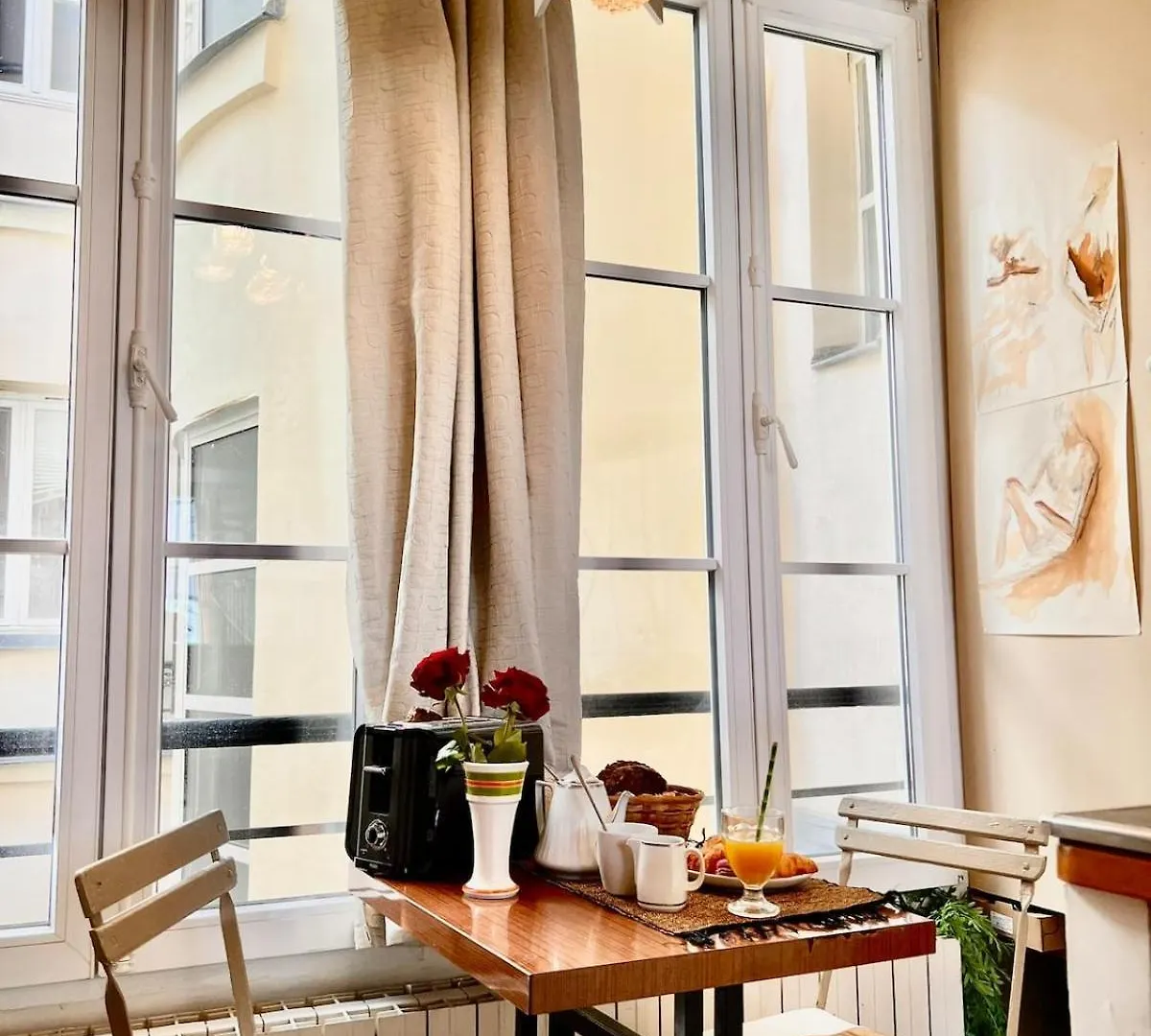 Apartment 3P Baroque With Rooftop View París